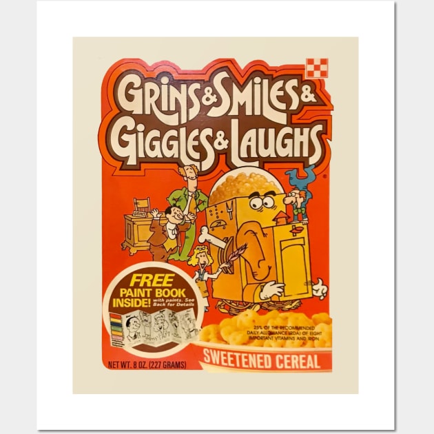 Grins & Smiles & Giggles & Laughs Wall Art by offsetvinylfilm